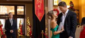 Imagem do filme “Christmas in the Spotlight”, inspirado em Taylor Swift e Travis Kelce. Foto: Divulgação