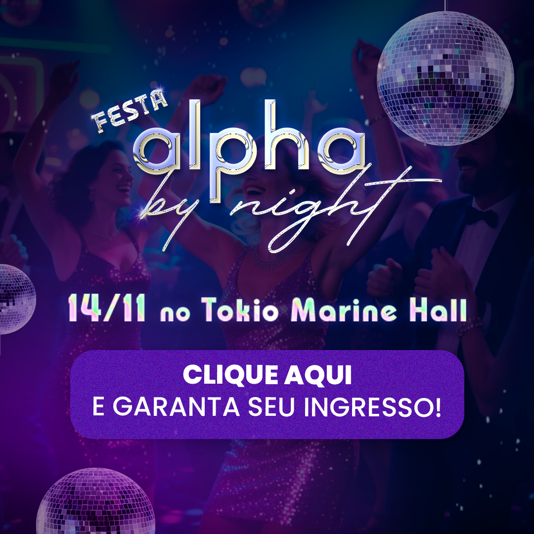 Banner Alpha FM Aniversário