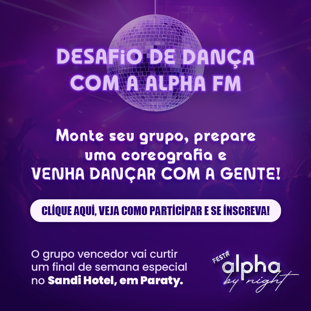 Banner Desafio Coreografia Alpha
